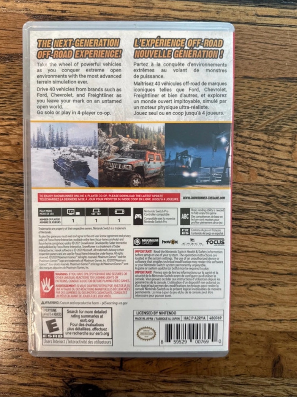 Nintendo Switch SnowRunner - Picture 2 of 3